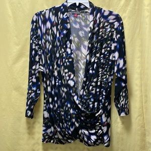 Vince Camuto Faux Wrap top 1X